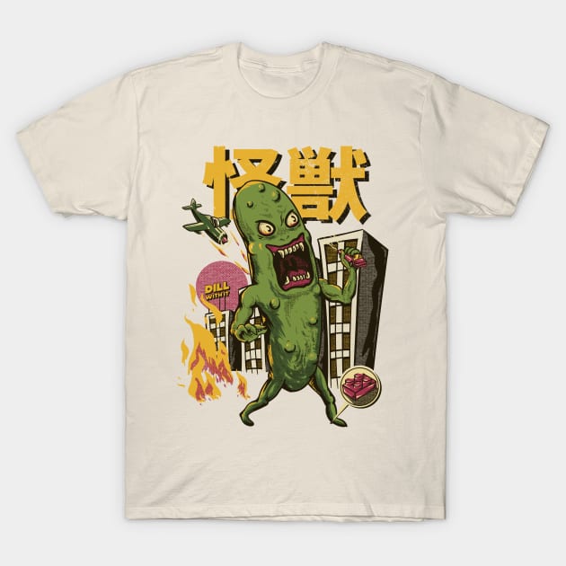 Monster Pickle got in Trouble - Dill with it T-Shirt by anycolordesigns